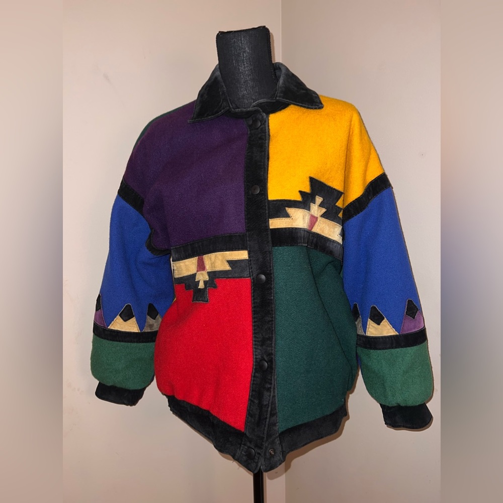 SOLD Vintage Colorblock Jacket